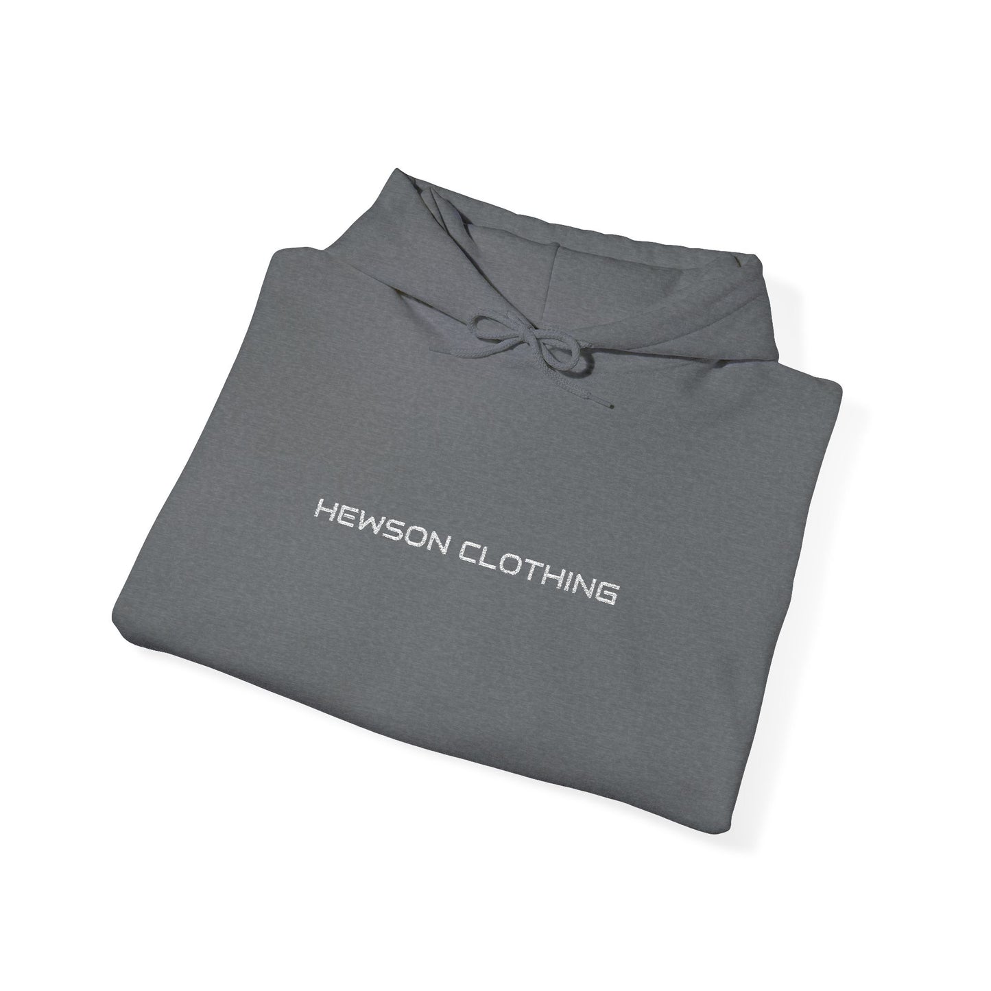 Hewson Clothing Unisex Hoodie - White Text