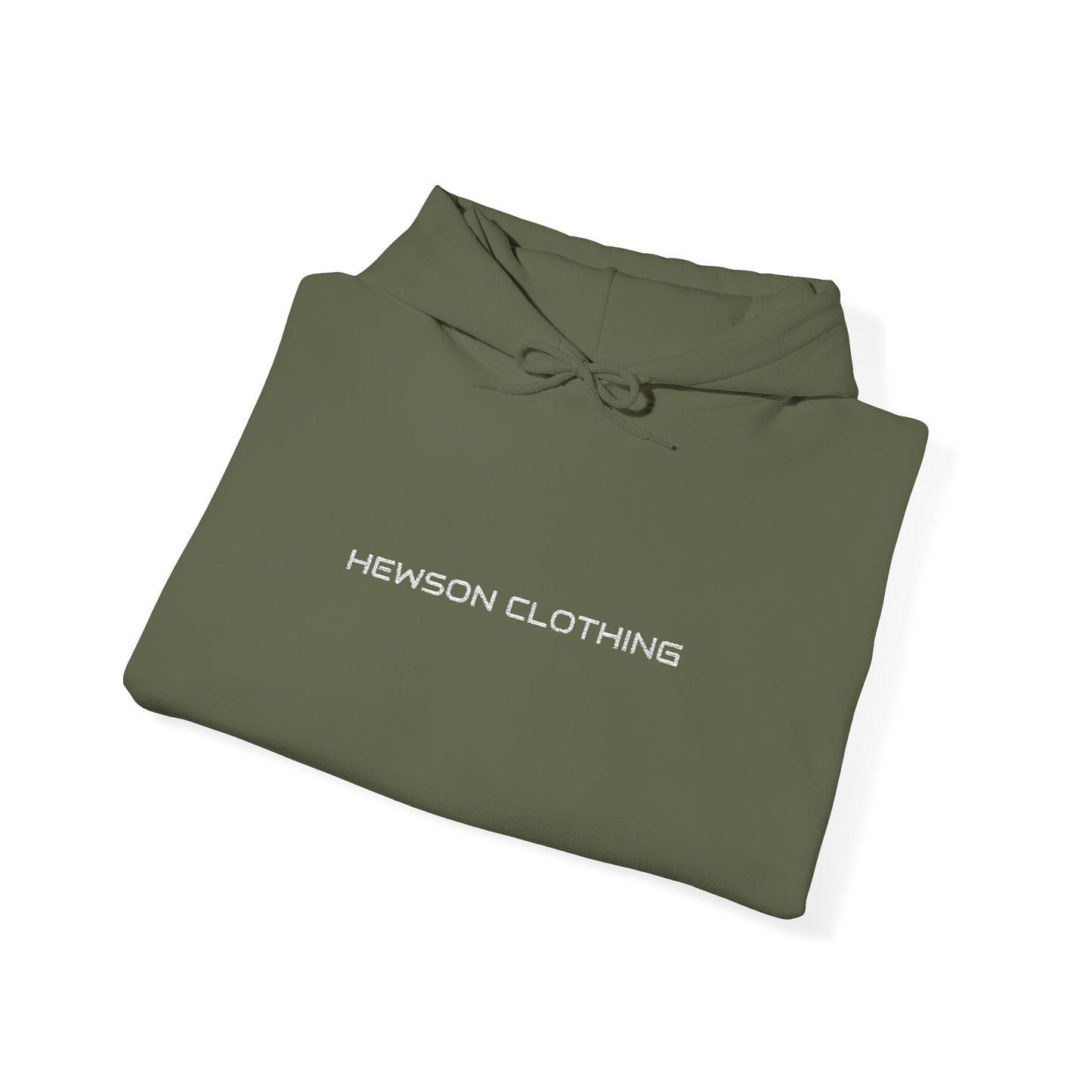 Hewson Clothing Unisex Hoodie - White Text