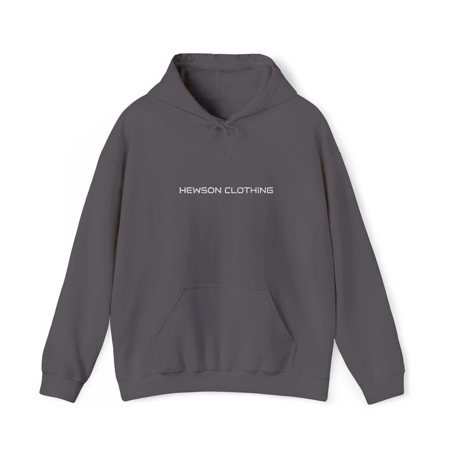 Hewson Clothing Unisex Hoodie - White Text
