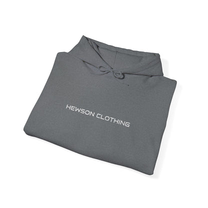 Hewson Clothing Unisex Hoodie - White Text