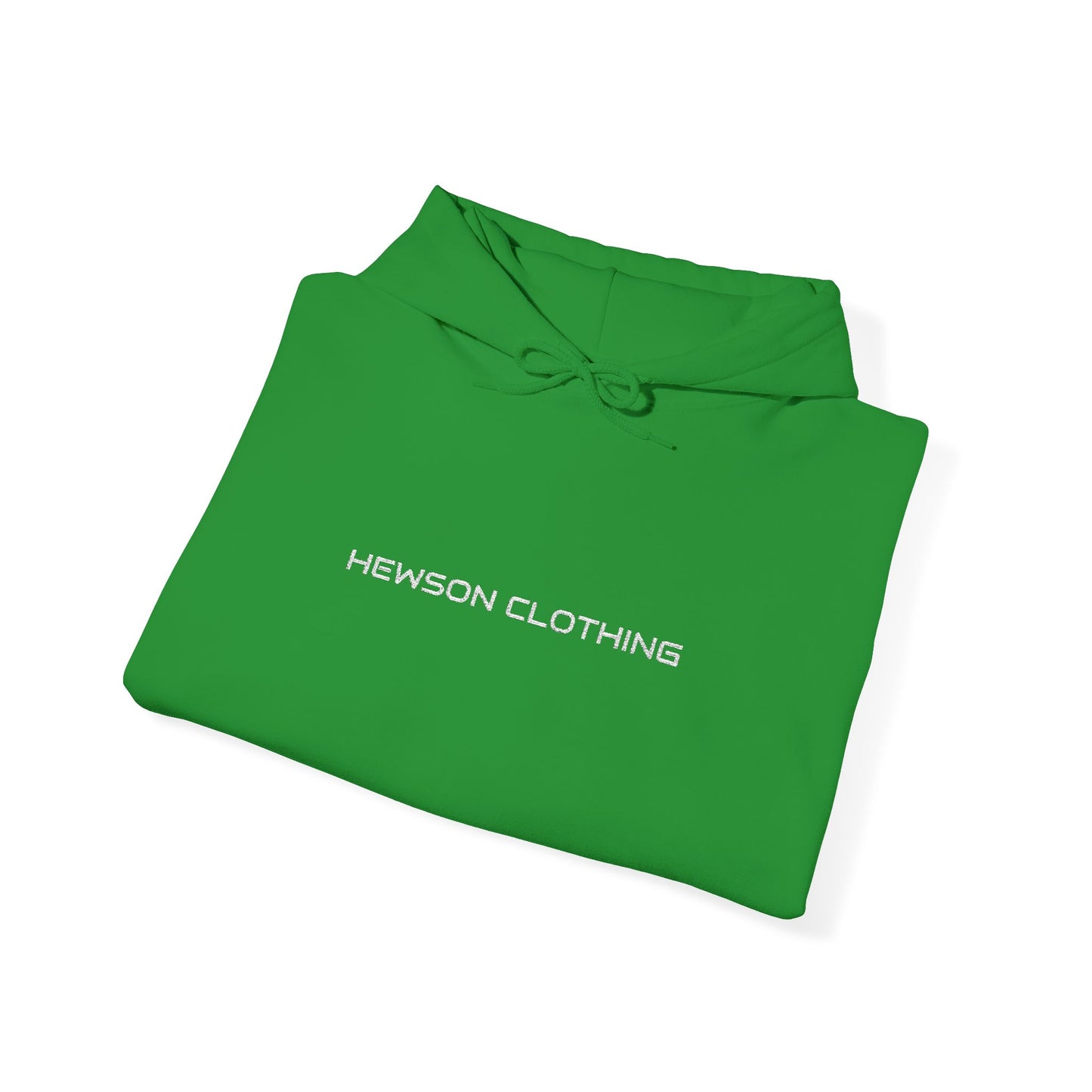 Hewson Clothing Unisex Hoodie - White Text