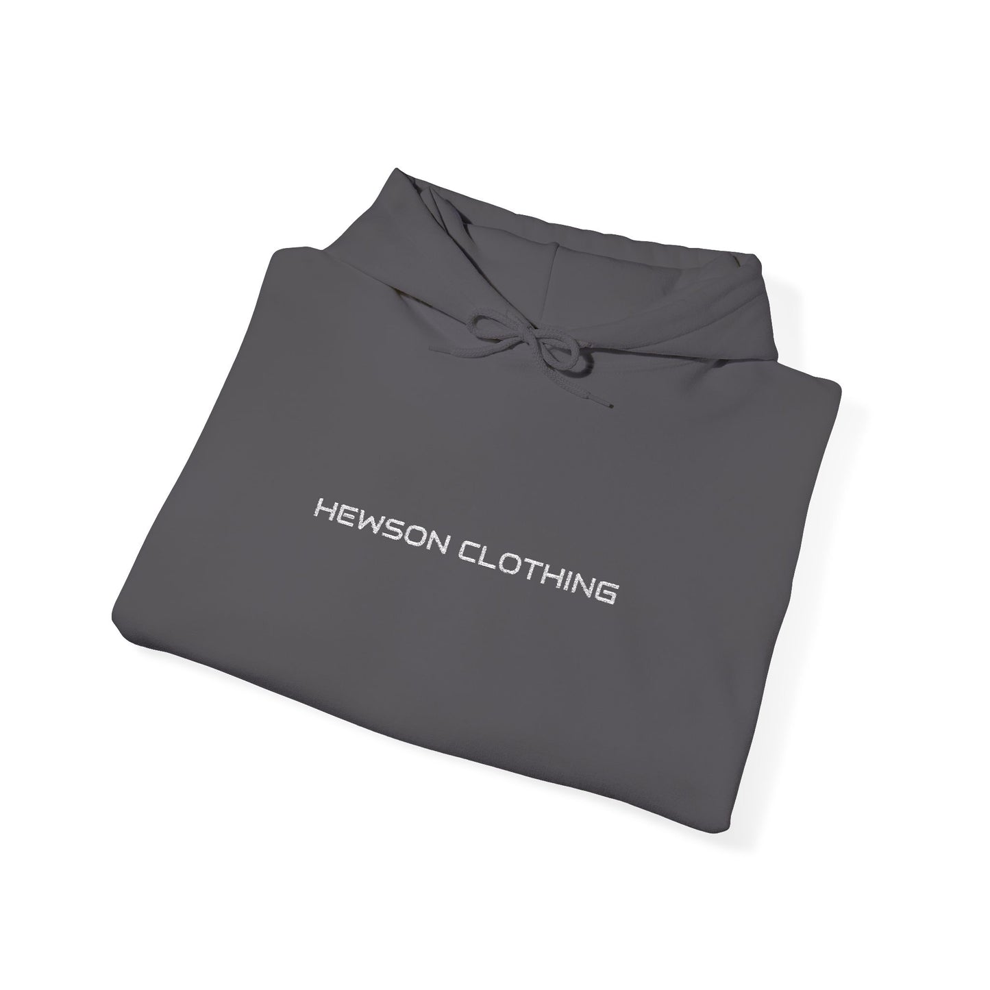Hewson Clothing Unisex Hoodie - White Text