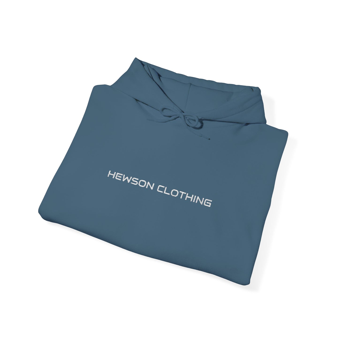 Hewson Clothing Unisex Hoodie - White Text