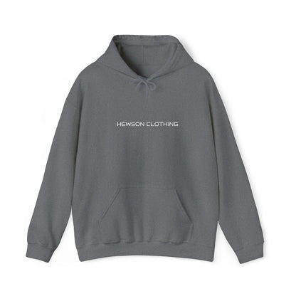 Hewson Clothing Unisex Hoodie - White Text