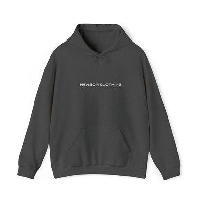 Hewson Clothing Unisex Hoodie - White Text