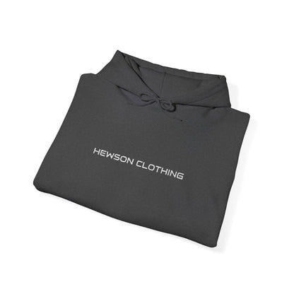 Hewson Clothing Unisex Hoodie - White Text