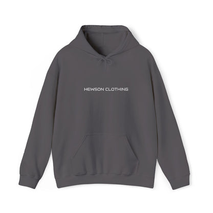 Hewson Clothing Unisex Hoodie - White Text